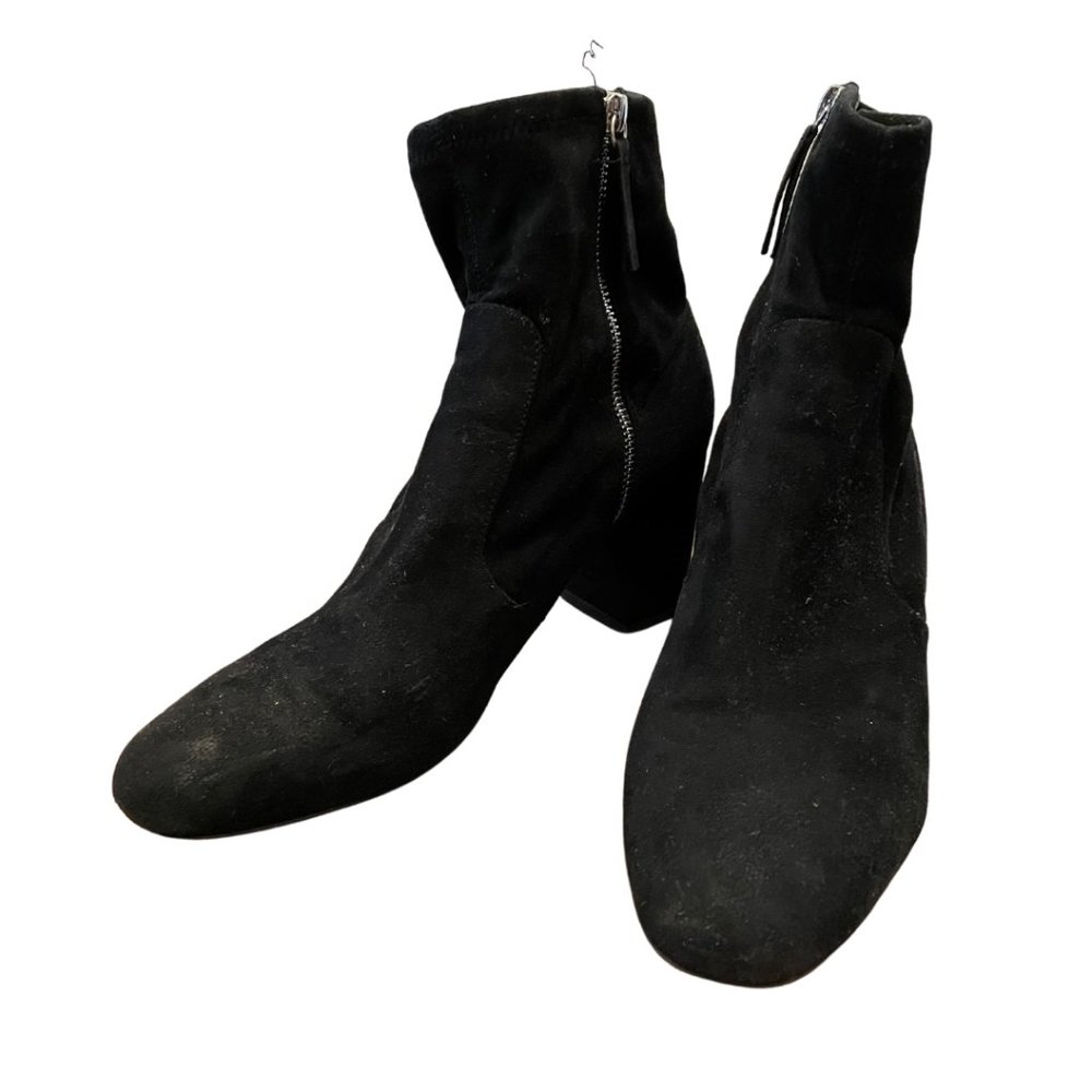 Zara Size 10 Faux Suede Chelsea Boot